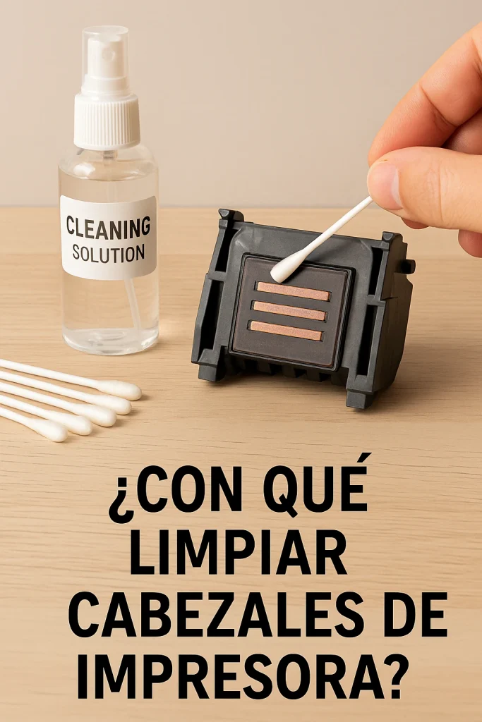 ¿Con qué limpiar cabezales de impresora?