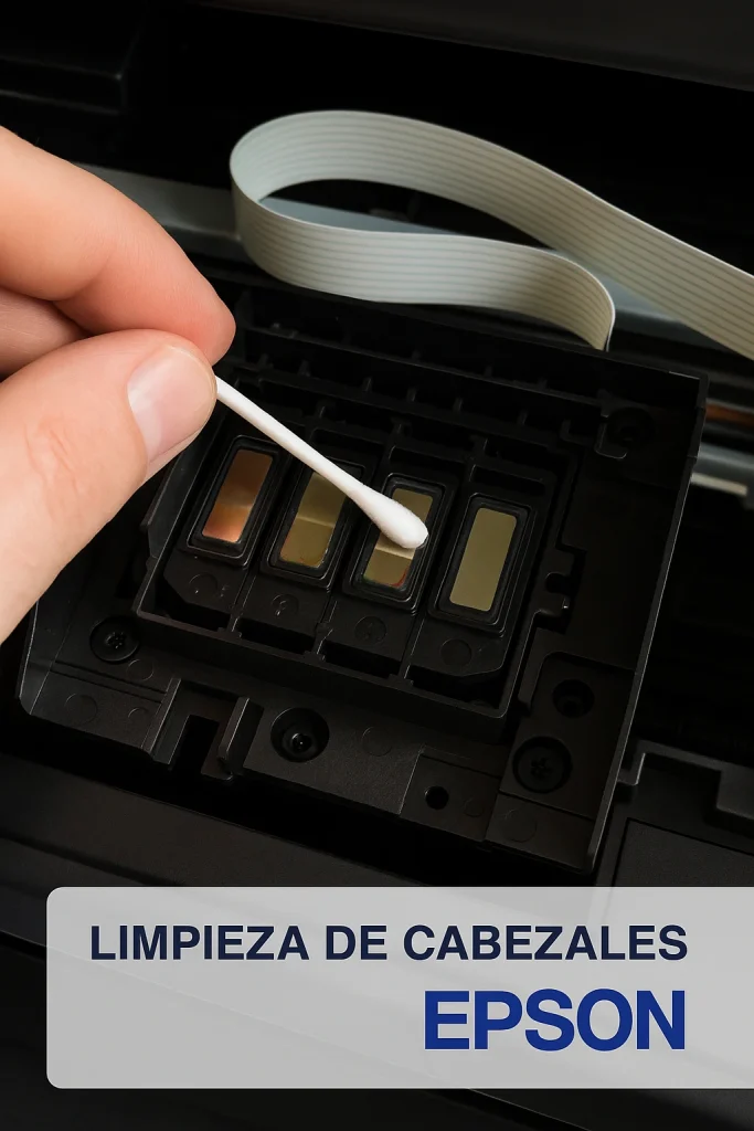 limpieza de cabezales Epson