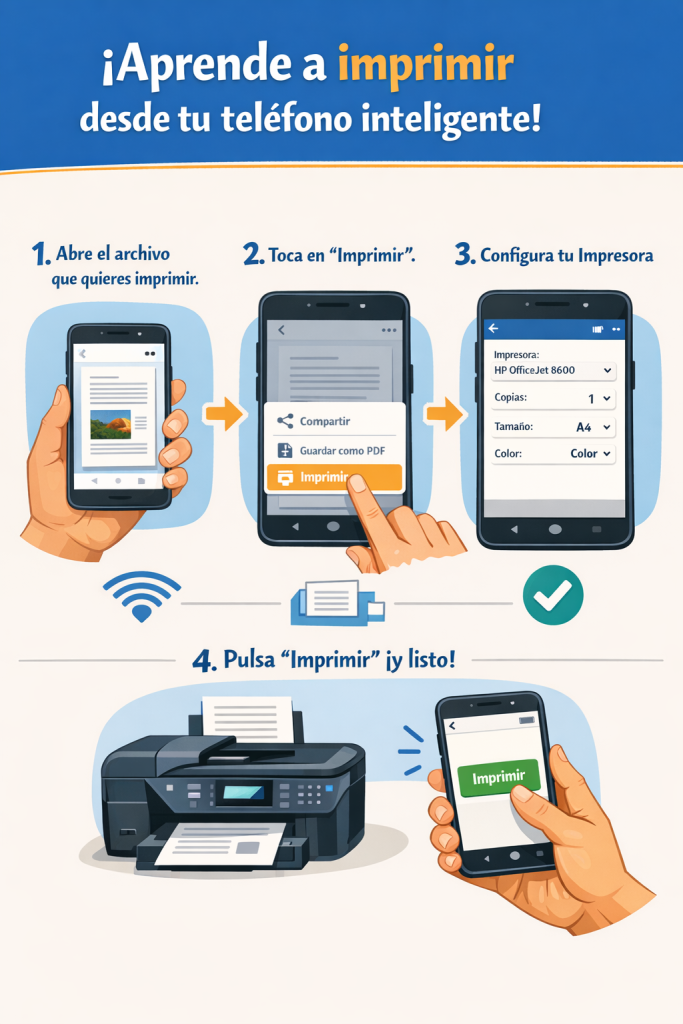 Como Imprimir desde un Celular a una Impresora Epson