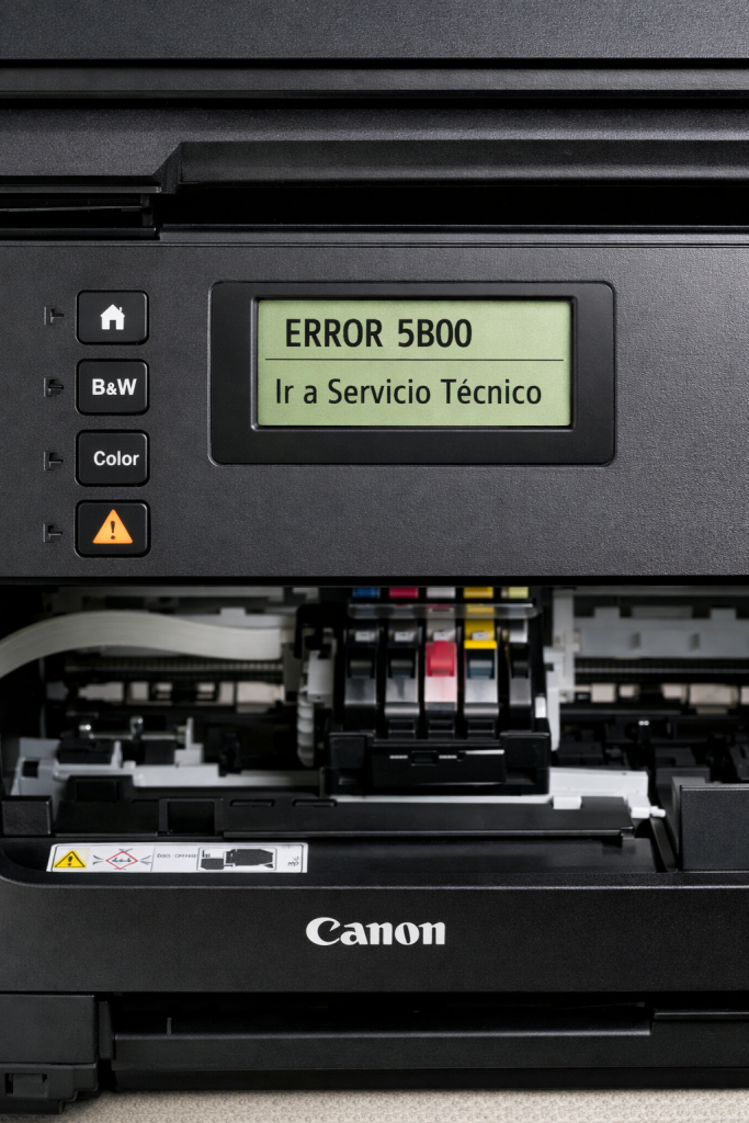Arreglar error 5b00 canon nunoa