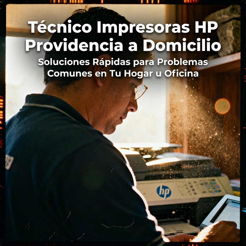 Técnico Impresoras HP Providencia a Domicilio – Soluciones Rápidas para Problemas Comunes en Tu Hogar u Oficina
