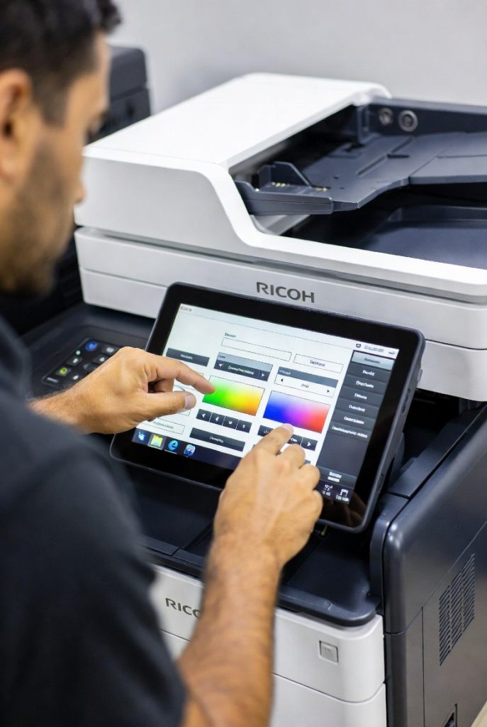 cómo ajustar la calidad de copia ricoh