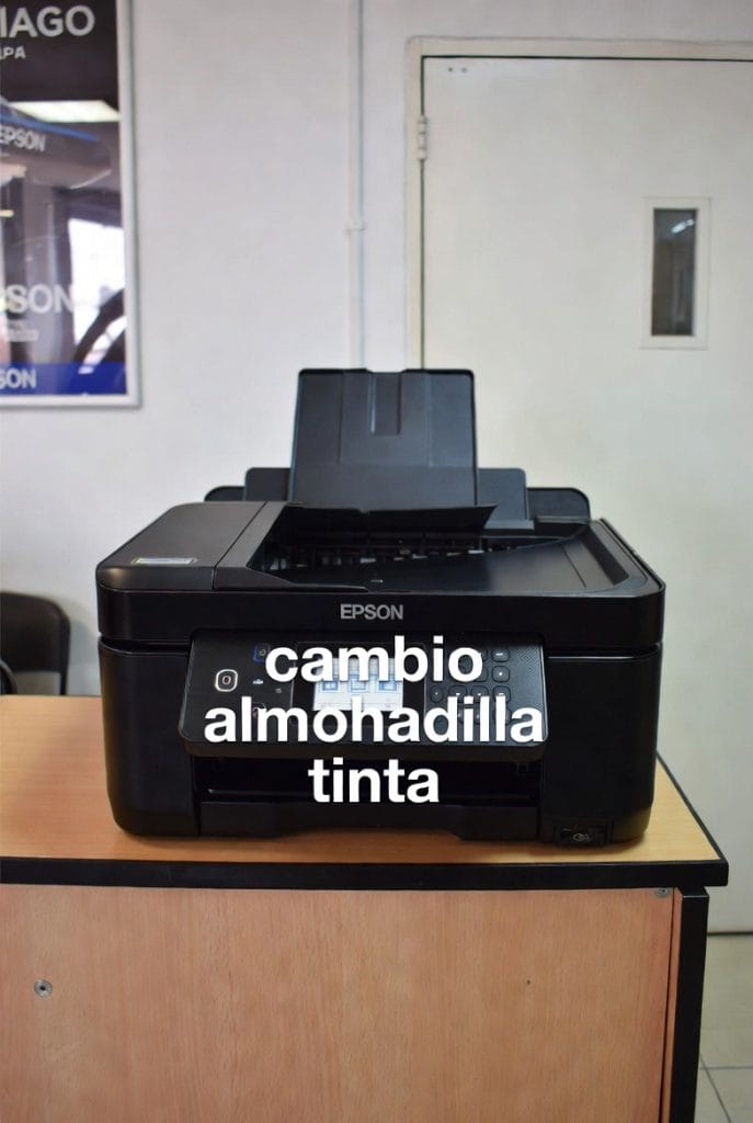 cambio almohadilla tinta epson santiago