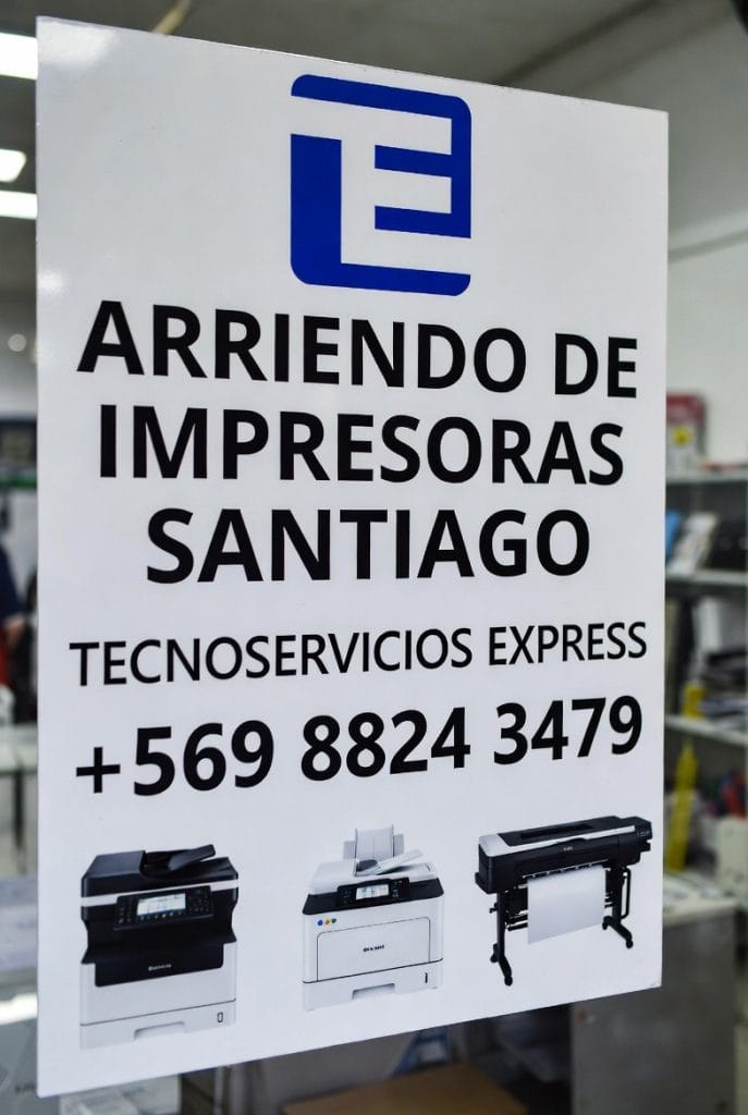 arriendo impresoras santiago