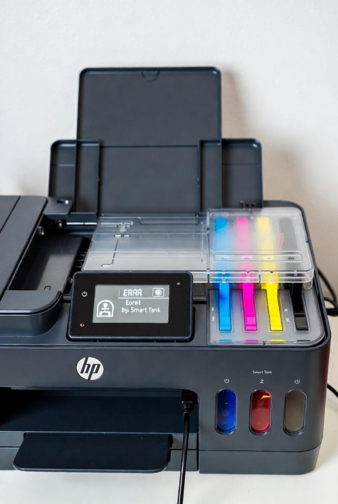 impresora hp smart tank no imprime negro