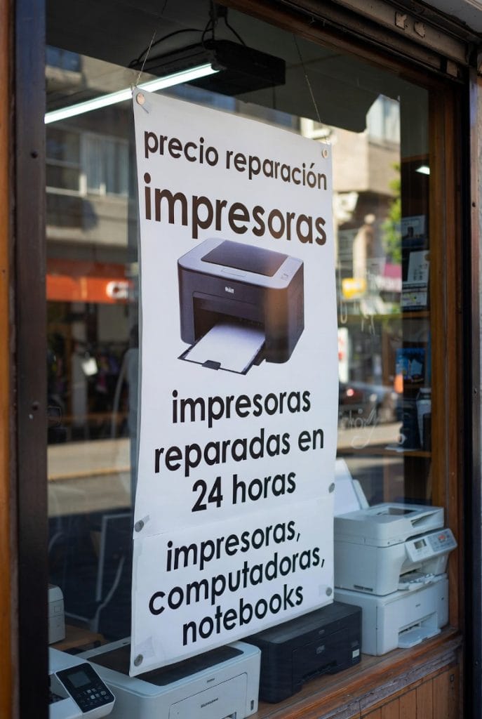 precio reparacion impresoras santiago