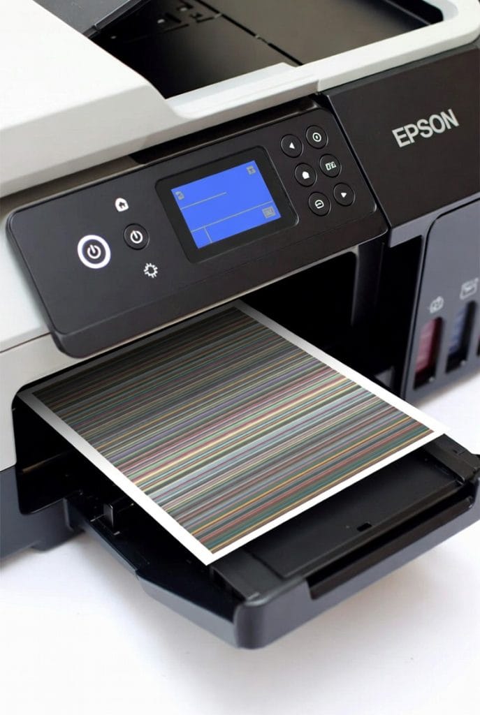 Impresora Epson con rayas o bandas