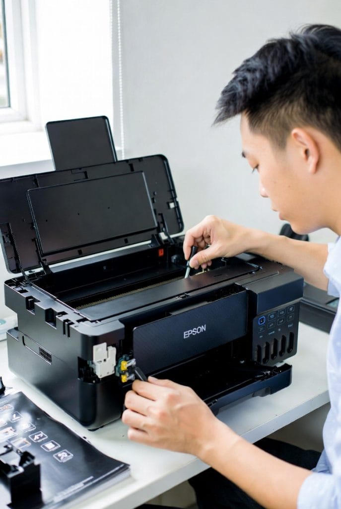 Cómo hacer limpieza profunda de cabezales Epson L3250