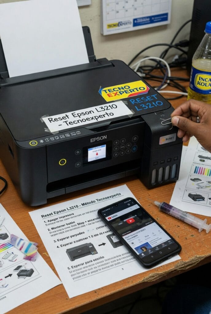 Reset epson l3210