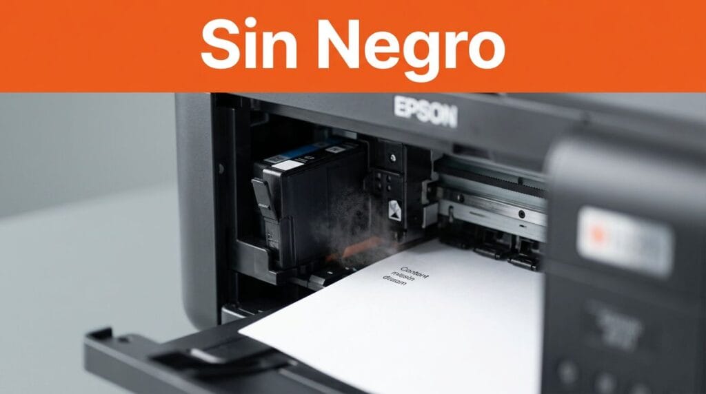 Tu Epson no imprime en negro: revisión segura en casa