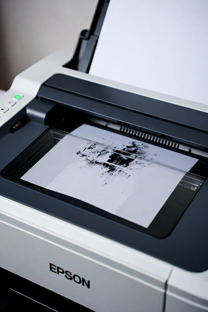 Porque la impresora epson mancha las hojas