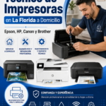 Técnico de Impresoras en La Florida a Domicilio