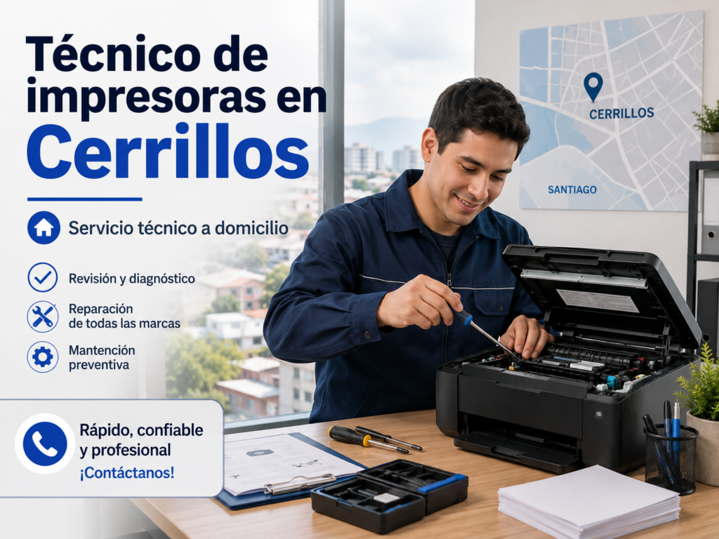 técnico de impresoras en Cerrillos