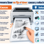 Impresora láser no fija el tóner: causas y soluciones