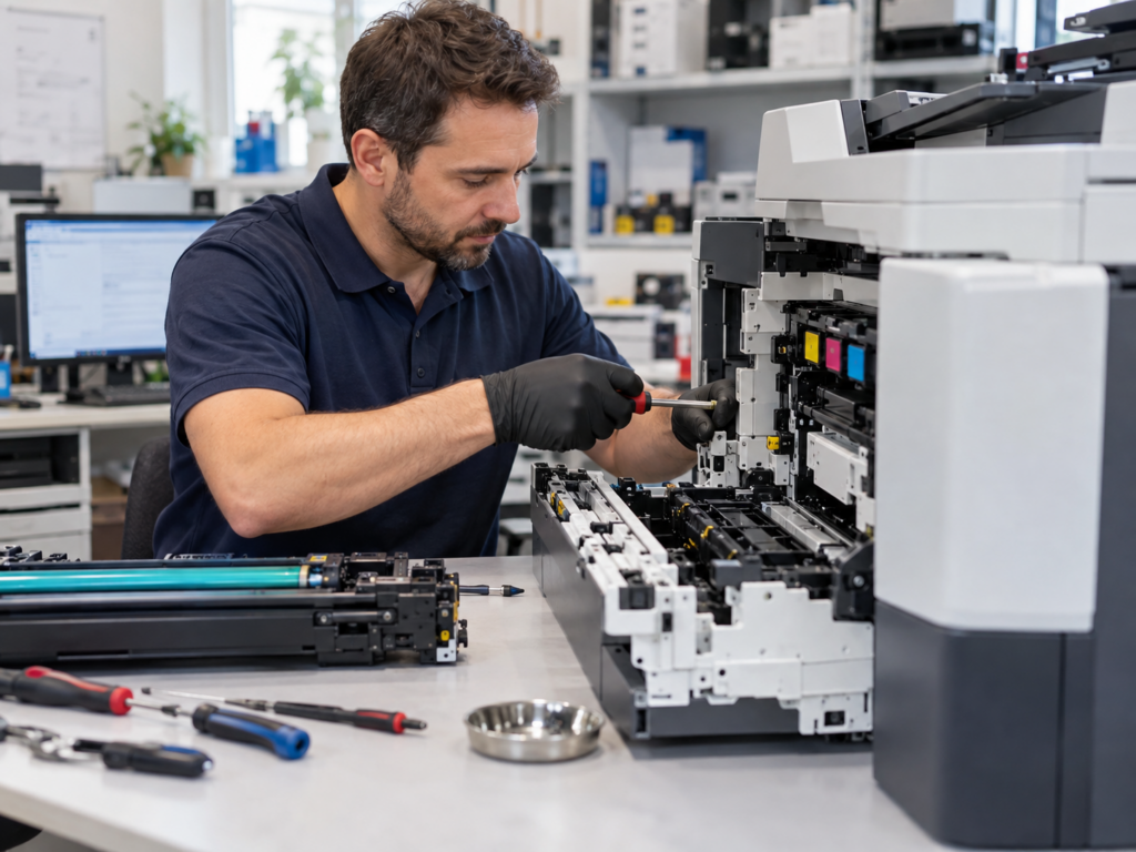 técnico especializado en reparación de impresoras